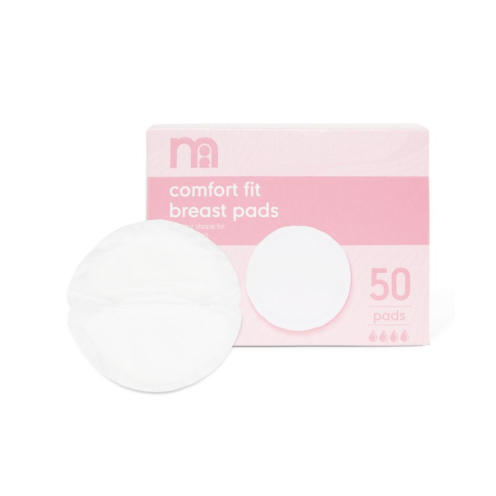 Mothercare Comfort Fit Disposable Breast Pads 50 Pack Mothercare