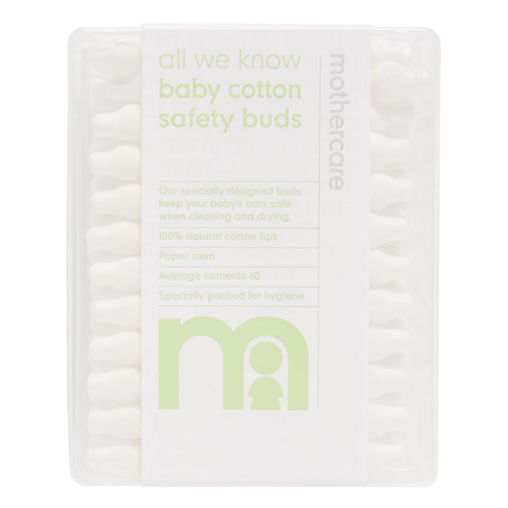 Mothercare All We Know Safety Cotton Buds - 60 Pack