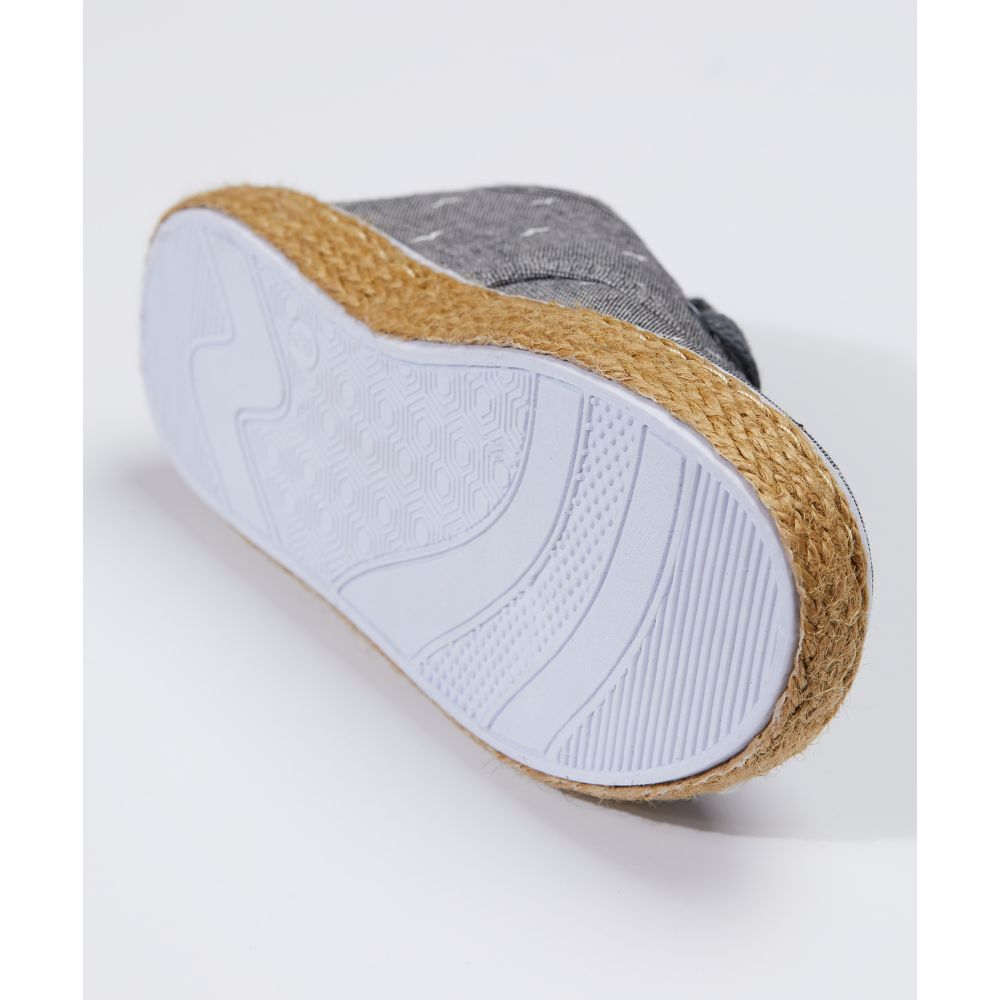 Mothercare Grey Bird Espadrille Canvas Shoes