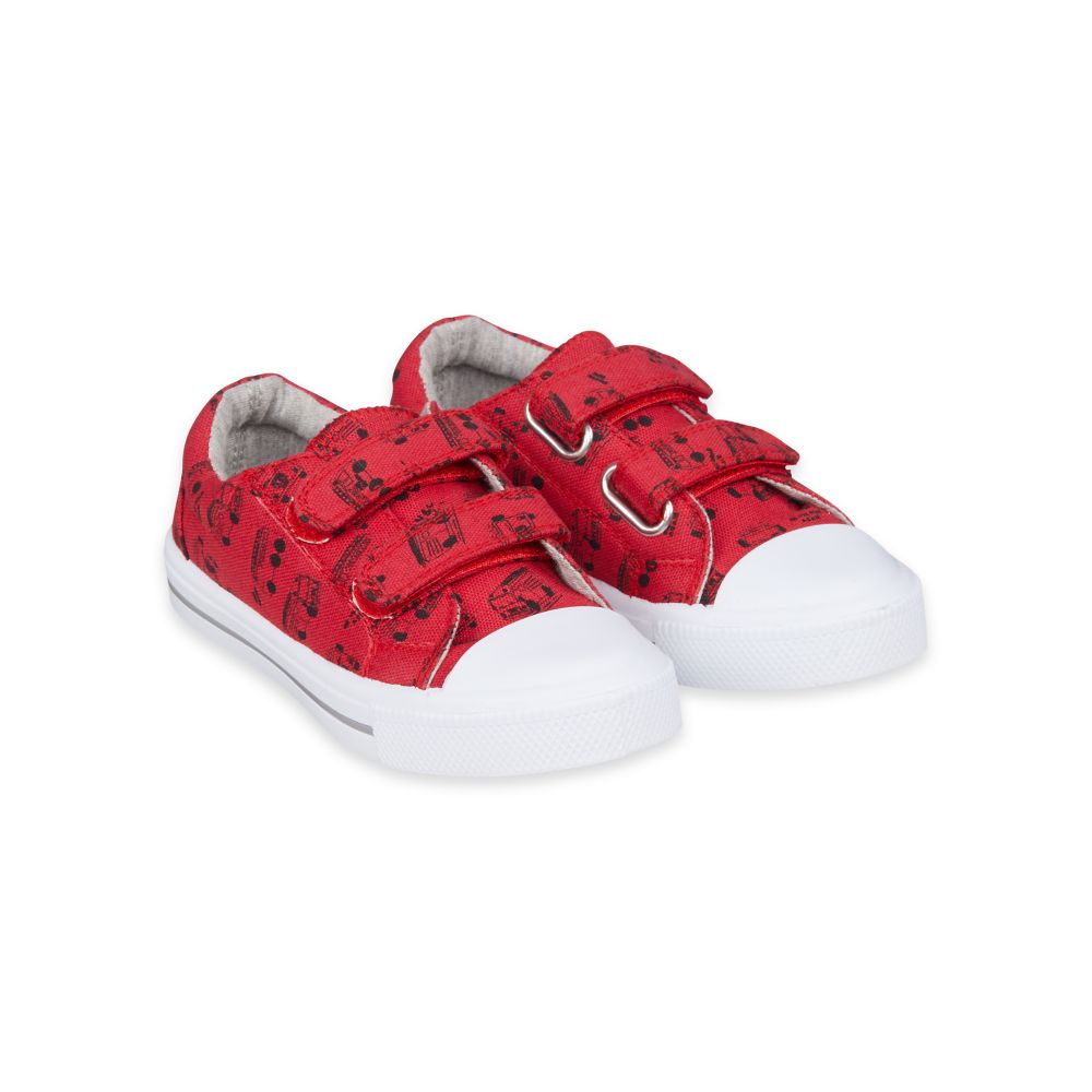 Mothercare Fire Engine Canvas Trainers