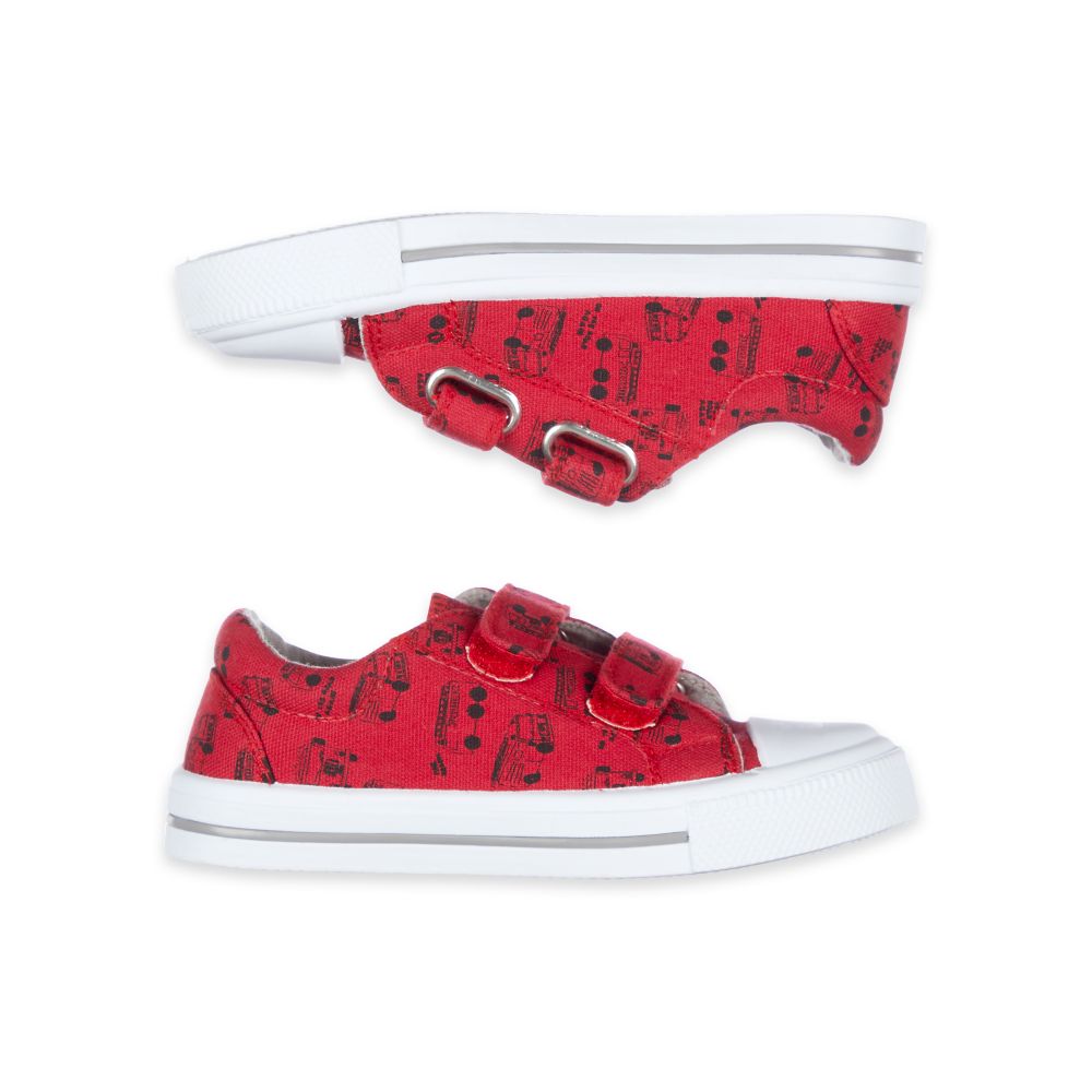 Mothercare Fire Engine Canvas Trainers