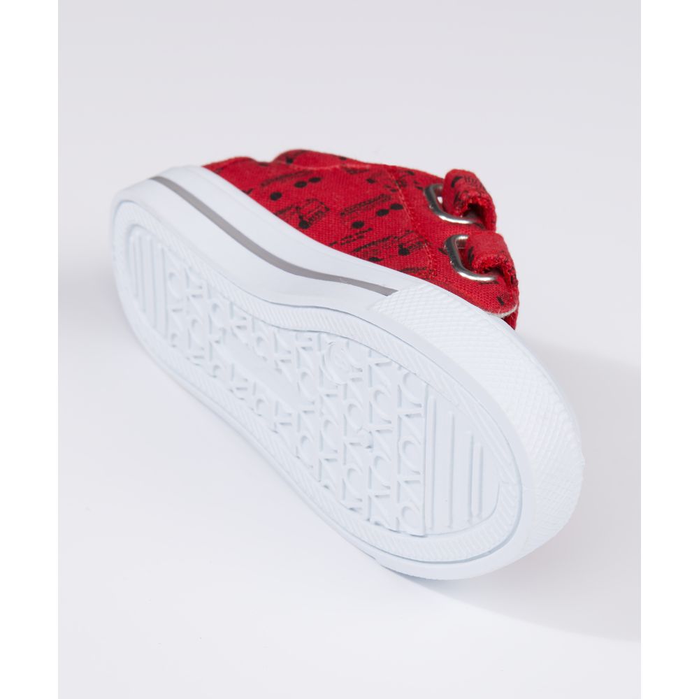 Mothercare Fire Engine Canvas Trainers