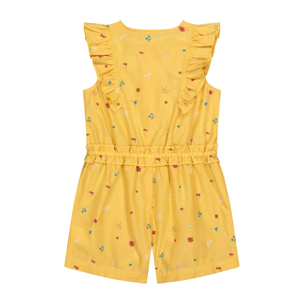 Mothercare Yellow Floral Playsuit