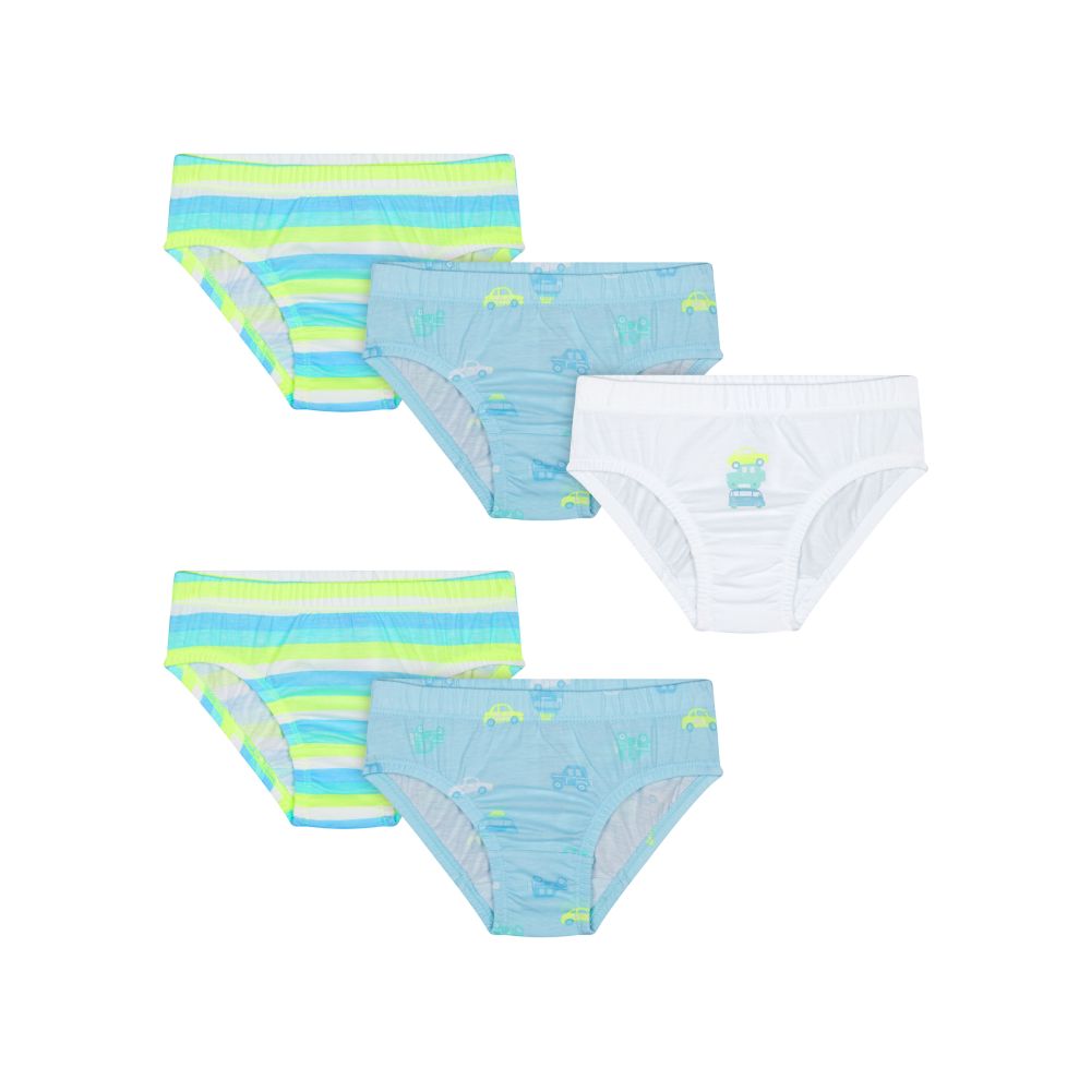 Mothercare Neon Vehicle Briefs - 5 Pack