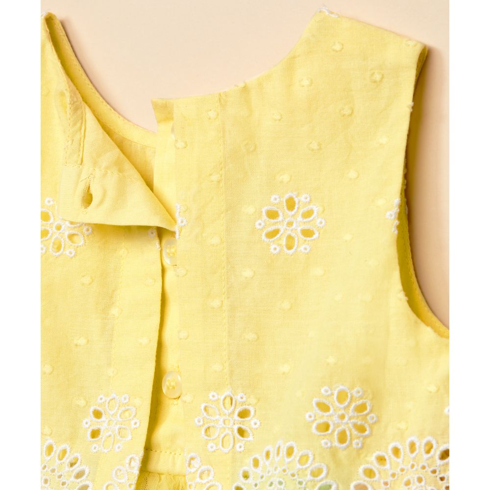Mothercare Broderie Twofer Occasion Dress