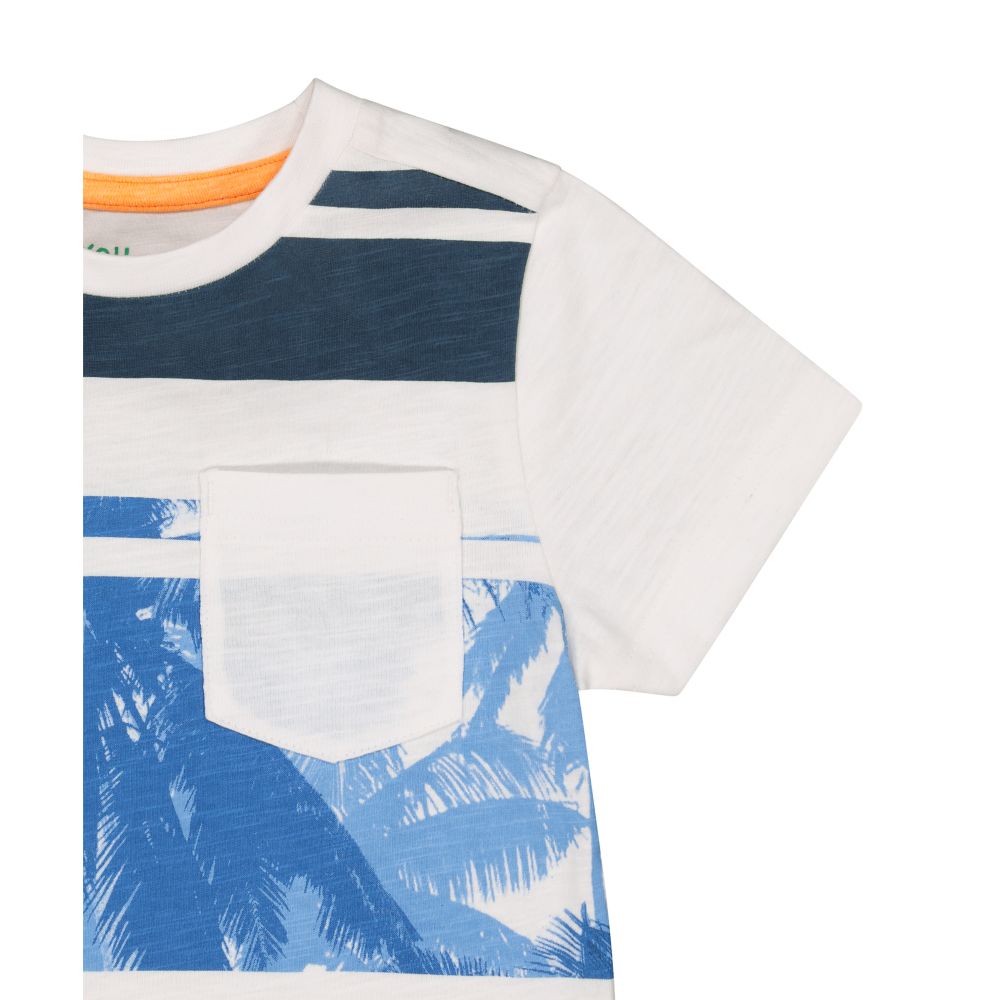 Mothercare Striped Palm Tree T-Shirt