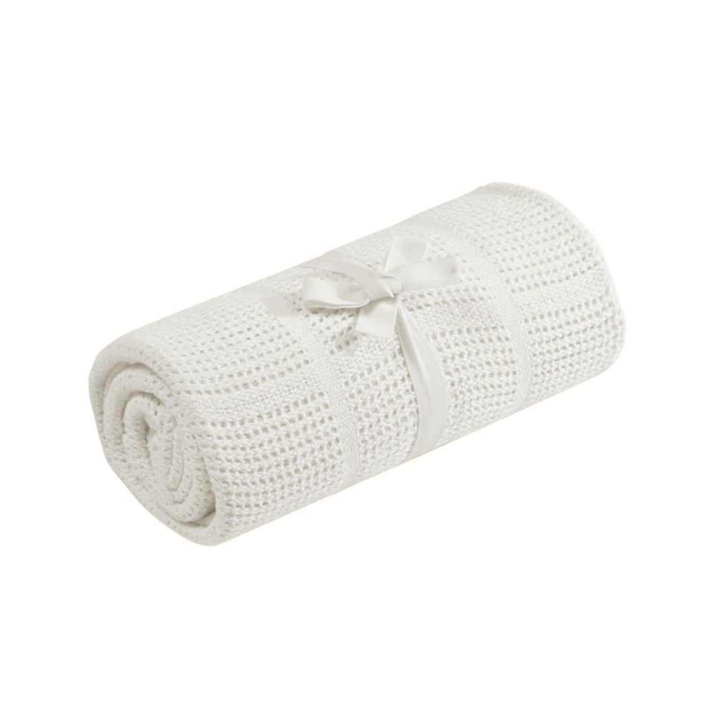 Mothercare Cot Or Cot Bed Cellular Cotton Blanket