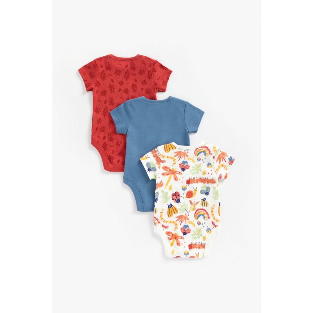 Mothercare Good Life Bodysuits - 3 Pack