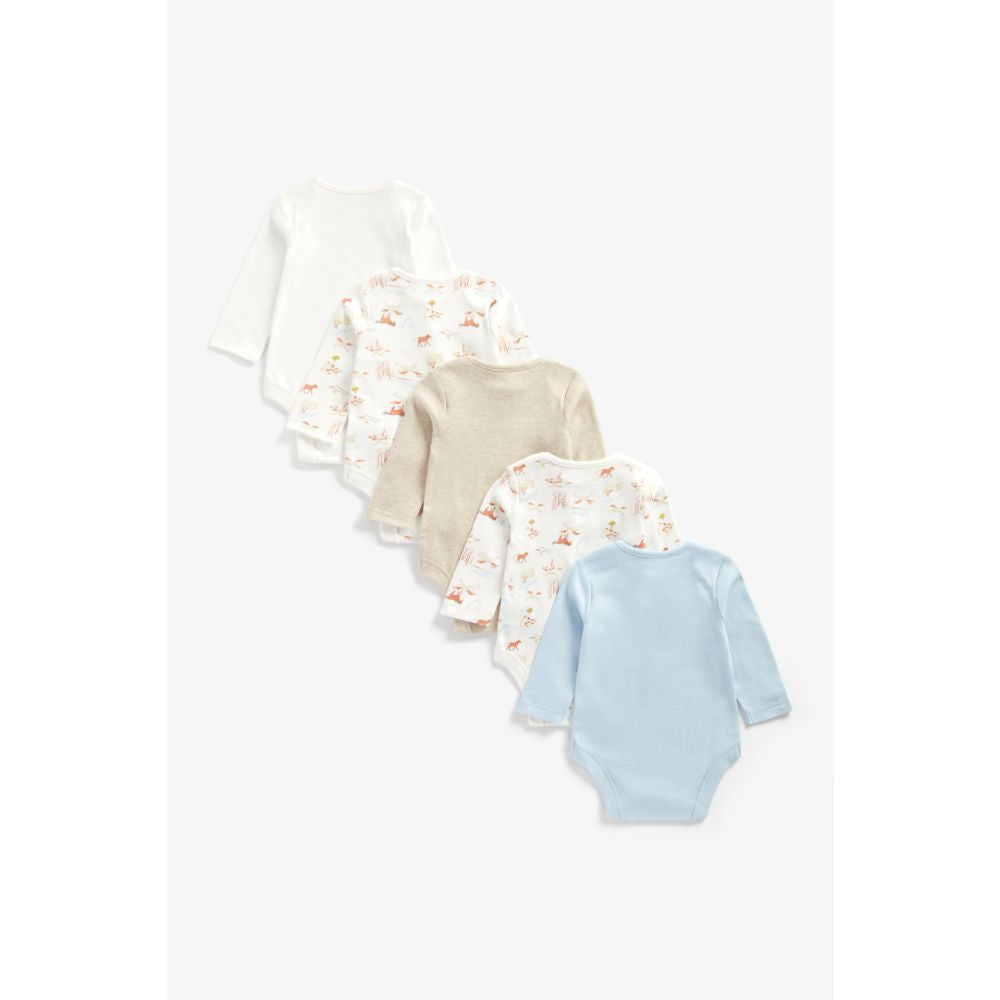Mothercare Wild West Bodysuits - 5 Pack