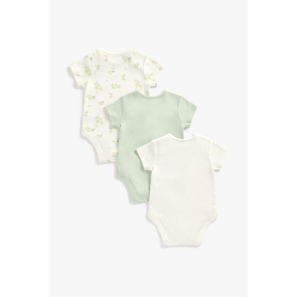 Mothercare Little Bunny Bodysuits - 3 Pack