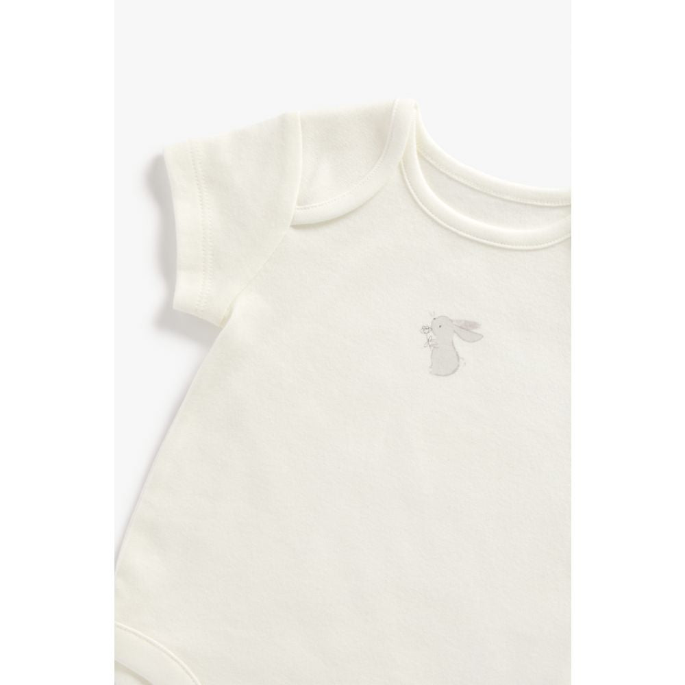 Mothercare Little Bunny Bodysuits - 3 Pack