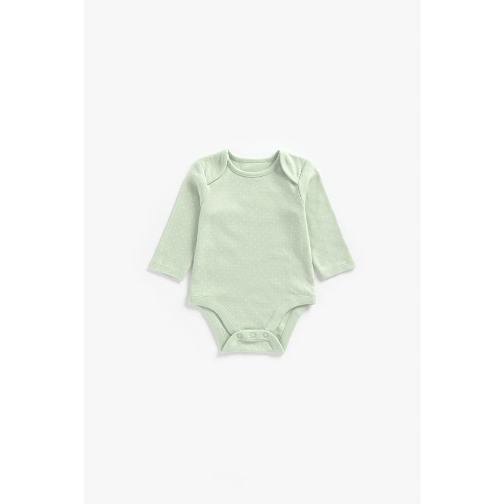 Mothercare Little Bunny Long Sleeved Bodysuits - 5 Pack