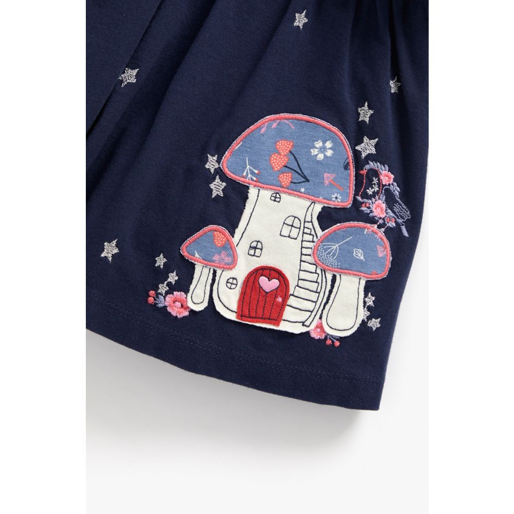 Mothercare Navy Sparkle Twofer Dress