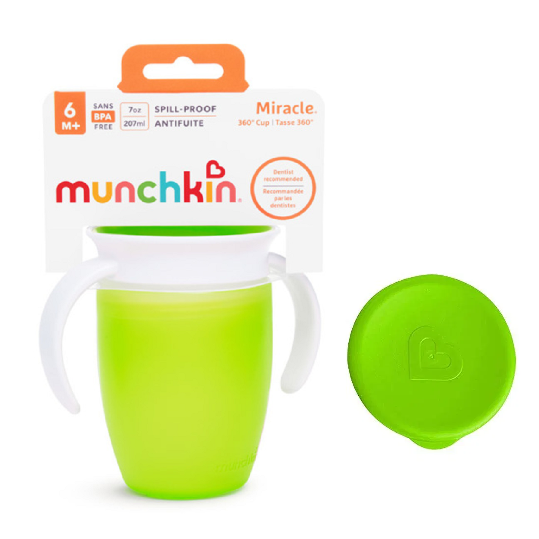 Munchkin Miracle® 360° Trainer Cup 7oz with Lid